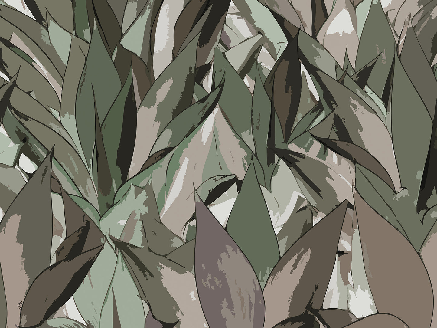 Succulent City 08 | Paper Print