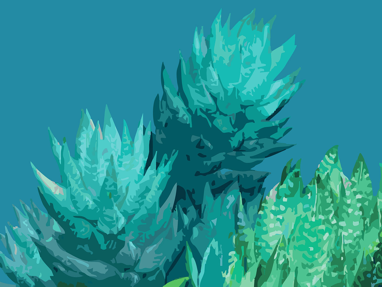 Succulent City 06 | Paper Print