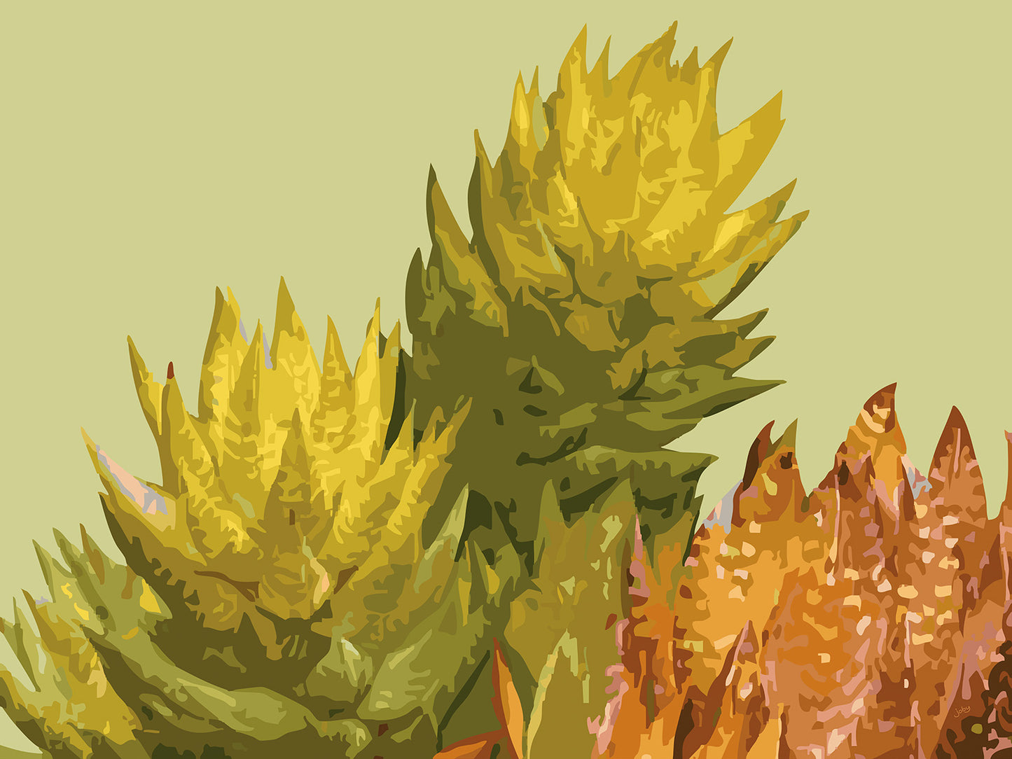 Succulent City 06 | Paper Print